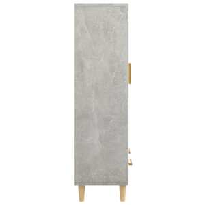 Komoda betonově šedá 70 x 31 x 115 cm kompozitní dřevo - obrázek 7
