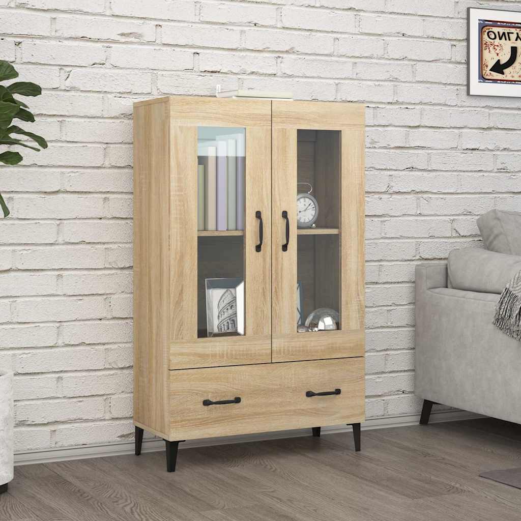 vidaXL Wysoka szafka, d�b sonoma 70x31x115 cm, materia� drewnopochodny