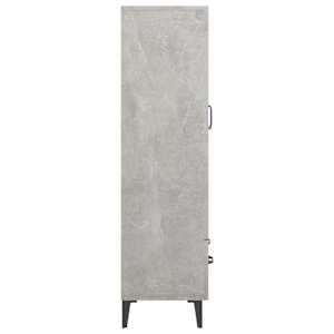 Komoda betonově šedá 70 x 31 x 115 cm kompozitní dřevo - obrázek 7