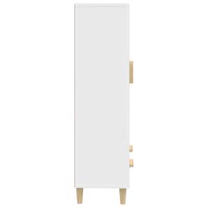 Komoda bílá 70 x 31 x 115 cm kompozitní dřevo - obrázek 8