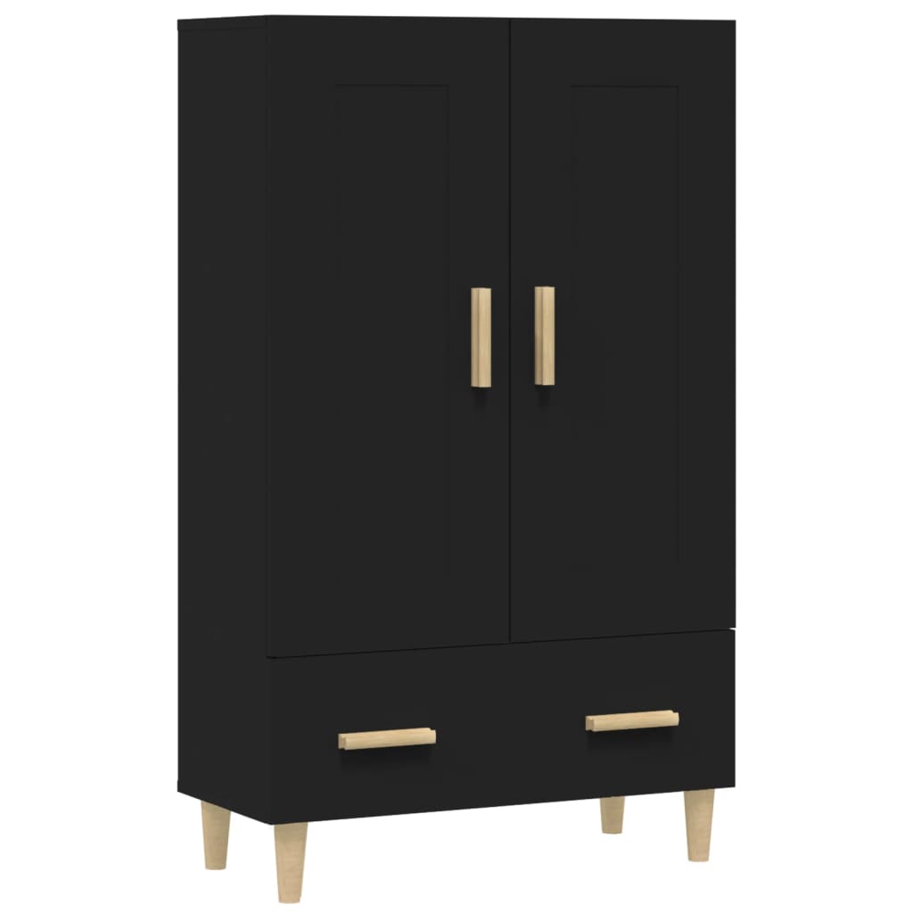 vidaXL Highboard černý 70 x 31 x 115 cm kompozitní dřevo