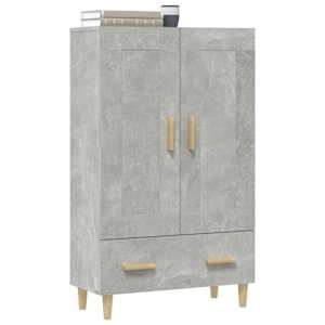 Komoda betonově šedá 70 x 31 x 115 cm kompozitní dřevo - obrázek 5