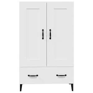 Komoda bílá 70 x 31 x 115 cm kompozitní dřevo - obrázek 6