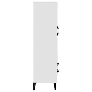 Komoda bílá 70 x 31 x 115 cm kompozitní dřevo - obrázek 8