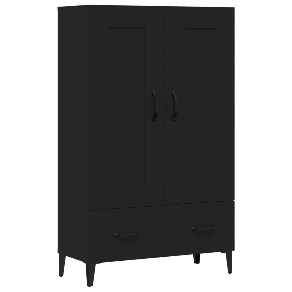 vidaXL Highboard černý 70 x 31 x 115 cm kompozitní dřevo