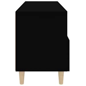 TV skříňka černá 80 x 36 x 50 cm kompozitní dřevo - obrázek 8