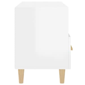 TV skříňka bílá s vysokým leskem 80x36x50 cm kompozitní dřevo - obrázek 8