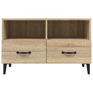 TV skříňka dub sonoma 80 x 36 x 50 cm kompozitní dřevo - obrázek 6