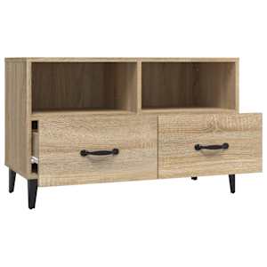 TV skříňka dub sonoma 80 x 36 x 50 cm kompozitní dřevo - obrázek 7