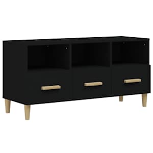 TV skříňka černá 102 x 36 x 50 cm kompozitní dřevo - obrázek 2
