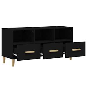 TV skříňka černá 102 x 36 x 50 cm kompozitní dřevo - obrázek 7