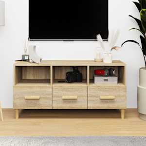 TV skříňka dub sonoma 102 x 36 x 50 cm kompozitní dřevo - obrázek 1