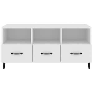 TV skříňka bílá 102 x 35 x 50 cm kompozitní dřevo - obrázek 5
