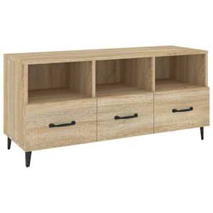 TV skříňka dub sonoma 102 x 35 x 50 cm kompozitní dřevo - obrázek 2