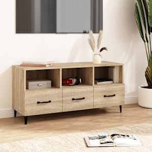 TV skříňka dub sonoma 102 x 35 x 50 cm kompozitní dřevo - obrázek 1