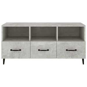 TV skříňka betonově šedá 102 x 35 x 50 cm kompozitní dřevo - obrázek 5