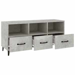 TV skříňka betonově šedá 102 x 35 x 50 cm kompozitní dřevo - obrázek 6