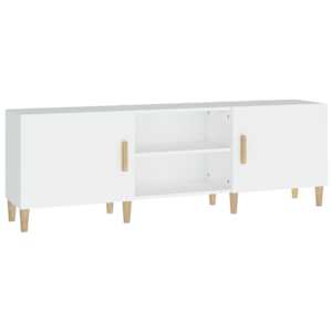 TV skříňka bílá 150 x 30 x 50 cm kompozitní dřevo - obrázek 2