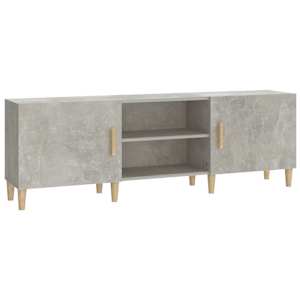 TV skříňka betonově šedá 150 x 30 x 50 cm kompozitní dřevo - obrázek 2