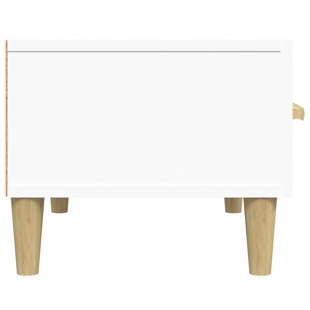 Meuble TV Blanc 150×34,5×30 cm Bois d’ingénierie | meublestv.fr 9