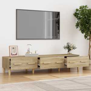 vidaXL TV-benk sonoma eik 150x34,5x30 cm konstruert tre
