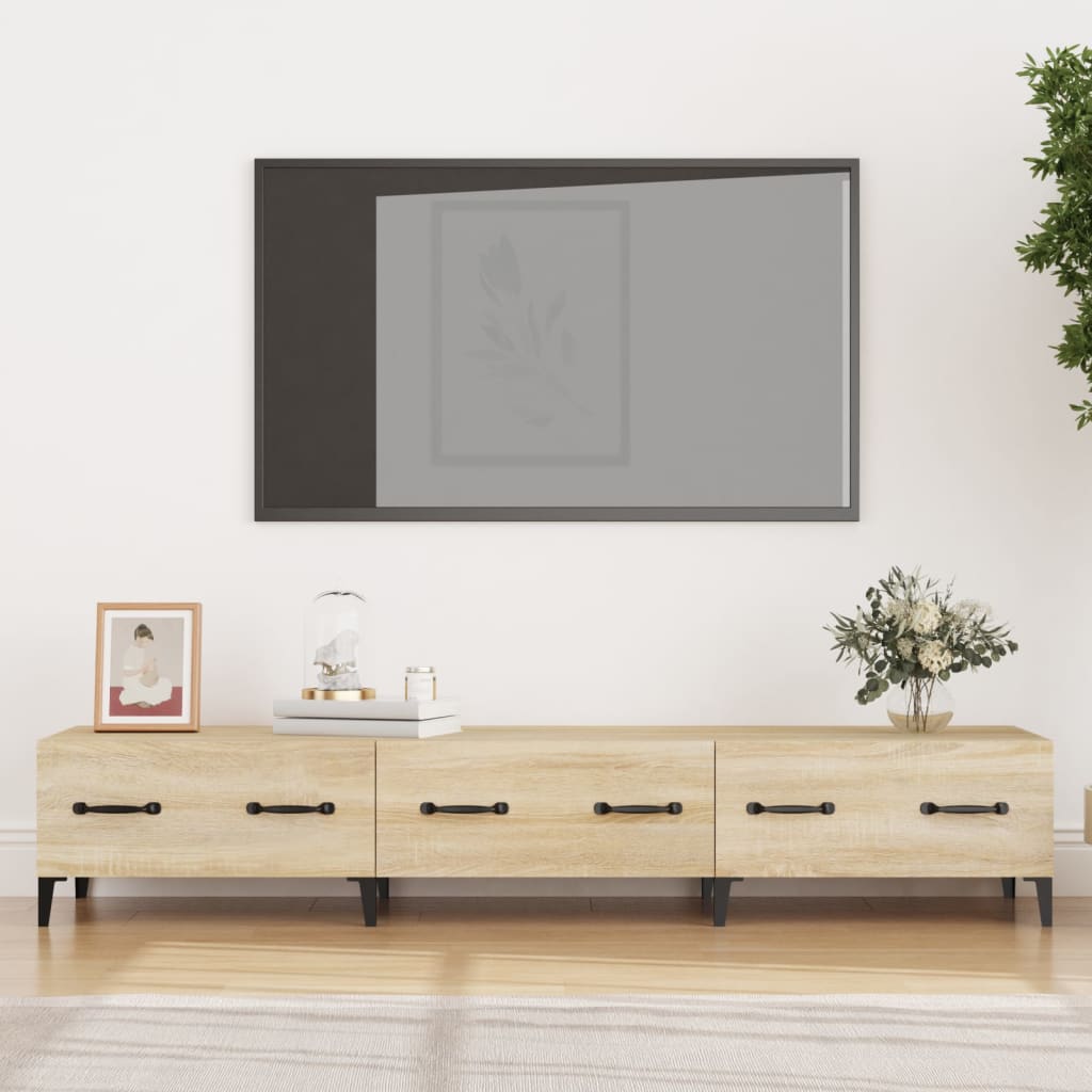 vidaXL Szafka pod TV, db sonoma, 150x34,5x30 cm