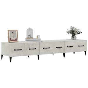 TV skříňka betonově šedá 150 x 34,5 x 30 cm kompozitní dřevo - obrázek 4