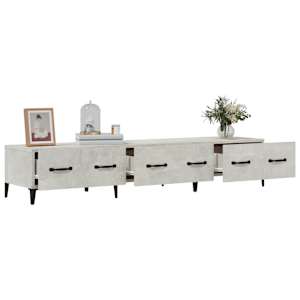 TV skříňka betonově šedá 150 x 34,5 x 30 cm kompozitní dřevo - obrázek 5