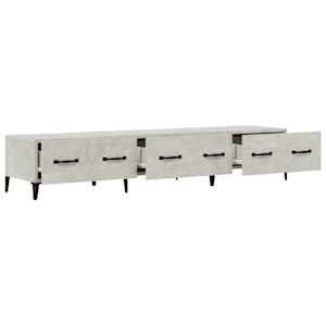TV skříňka betonově šedá 150 x 34,5 x 30 cm kompozitní dřevo - obrázek 6