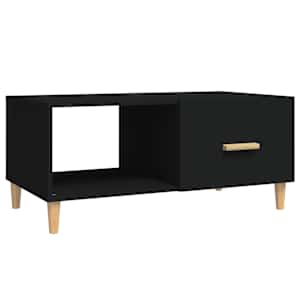 Konferenční stolek černý 89,5 x 50 x 40 cm kompozitní dřevo - obrázek 2