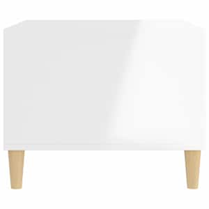 Konferenční stolek lesklý bílý 60x50x40 cm kompozitní dřevo - obrázek 6