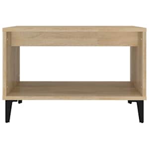 vidaXL Salongbord sonoma eik 60x50x40 cm konstruert tre