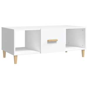 vidaXL kohvilaud, valge, 102 x 50 x 40 cm, tehispuit