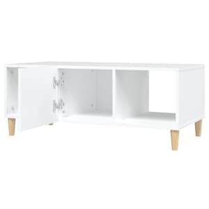 Konferenční stolek bílý 102 x 50 x 40 cm kompozitní dřevo - obrázek 4