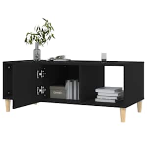 Konferenční stolek černý 102 x 50 x 40 cm kompozitní dřevo - obrázek 8