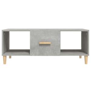 vidaXL Coffee Table Concrete Grey 102x50x40 cm Engineered Wood