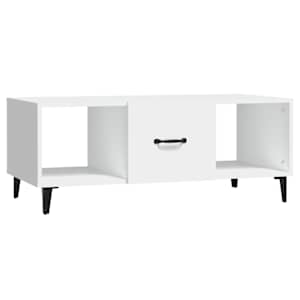 Konferenční stolek bílý 102 x 50 x 40 cm kompozitní dřevo - obrázek 2