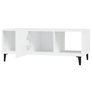 Konferenční stolek bílý 102 x 50 x 40 cm kompozitní dřevo - obrázek 6