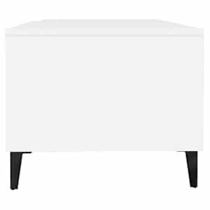 Konferenční stolek bílý 102 x 50 x 40 cm kompozitní dřevo - obrázek 7