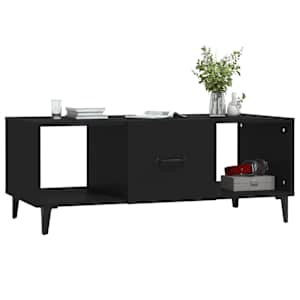Konferenční stolek černý 102 x 50 x 40 cm kompozitní dřevo - obrázek 4