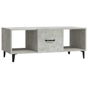 Konferenční stolek betonově šedý 102x50x40 cm kompozitní dřevo - obrázek 2