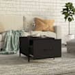 Tavolino Da Salotto VidaXL Con Luci LED — 50x50x40 Cm, Rovere Sonoma, Gambe Metallo, Peso Max 60 Kg
