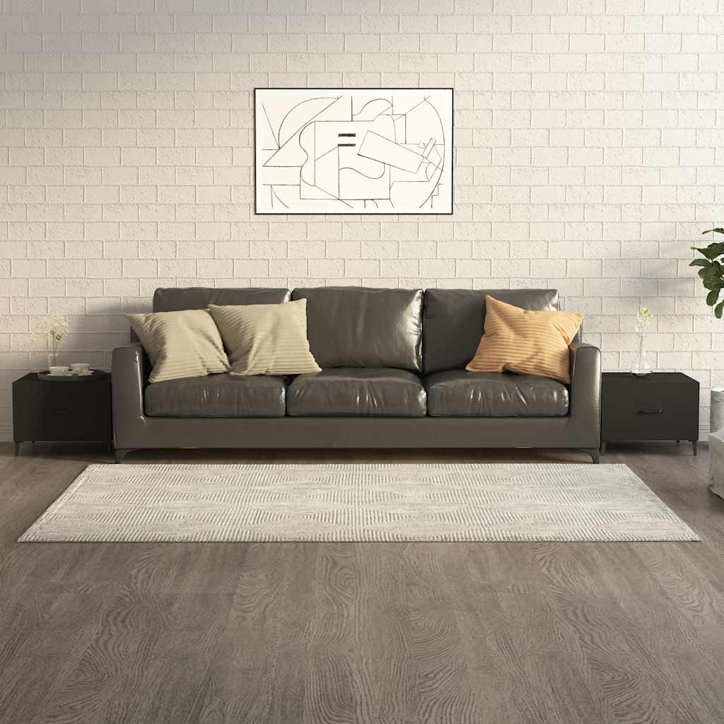 vidaXL Stoliki kawowe z metalowymi nogami, 2 szt., czarne, 50x50x40 cm