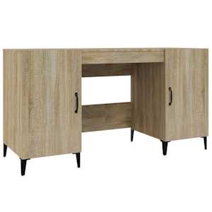 vidaXL kirjutuslaud, Sonoma tamm, 140x50x75 cm, tehispuit