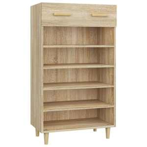 vidaXL jalatsikapp, Sonoma tamm, 60 x 35 x 105 cm, tehispuit