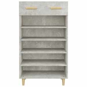 Botník betonově šedý 60 x 35 x 105 cm kompozitní dřevo - obrázek 6
