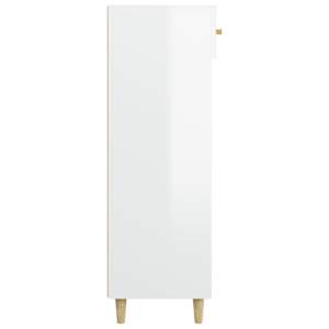 Botník bílý s vysokým leskem 60 x 35 x 105 cm kompozitní dřevo - obrázek 8