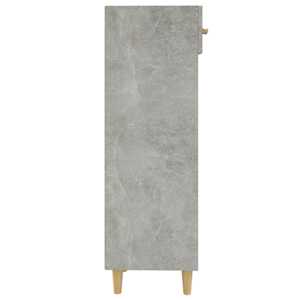 Botník betonově šedý 30 x 35 x 105 cm kompozitní dřevo - obrázek 5