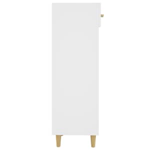 Botník bílý s vysokým leskem 30 x 35 x 105 cm kompozitní dřevo - obrázek 8