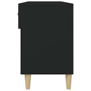 Botník černý 102 x 35 x 55 cm kompozitní dřevo - obrázek 8